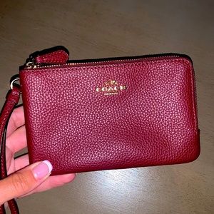 Small Coach Wallet (Red)